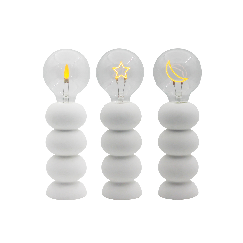 لامپ میز کم مصرف سیمان LED به شکل حباب